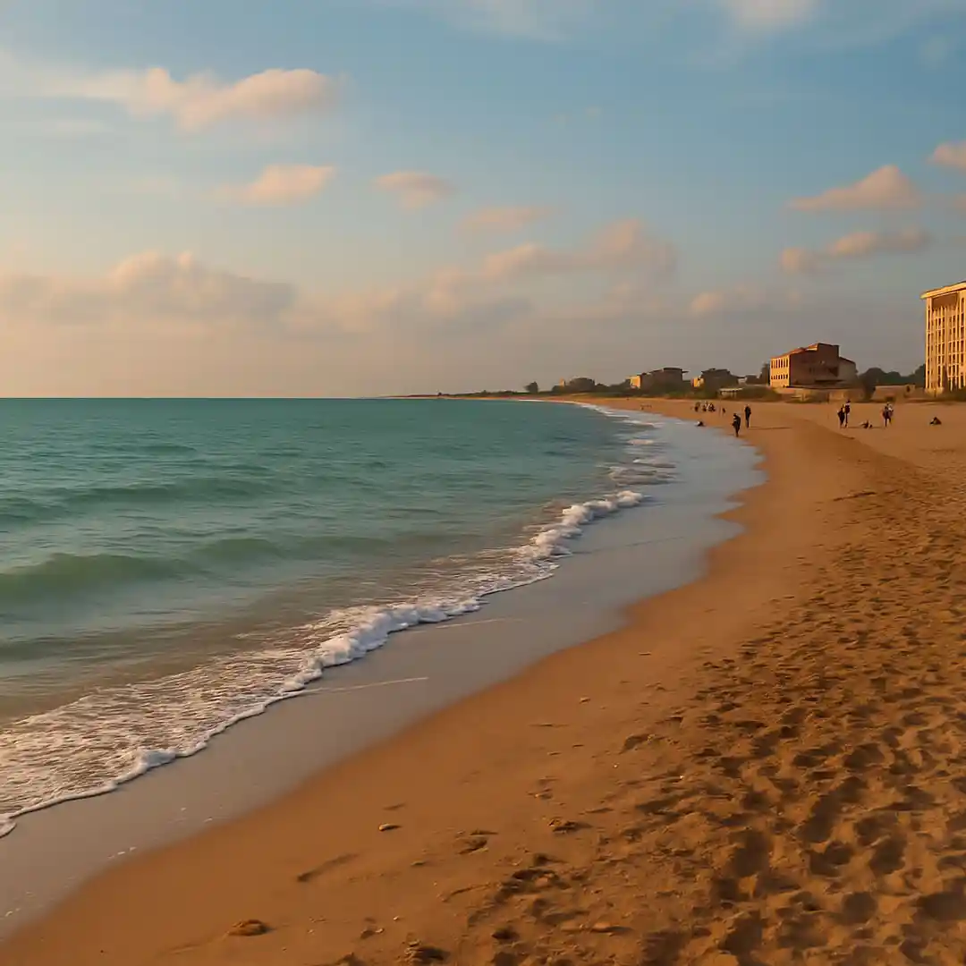 Берег Каспия: где вода встречает горы и традиции